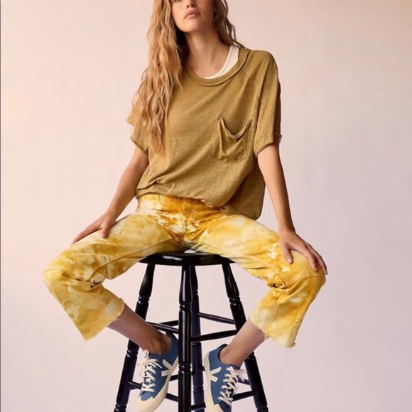 We The Free - Free People Oversized Kyoto Tee Size M - Picture 3 of 8